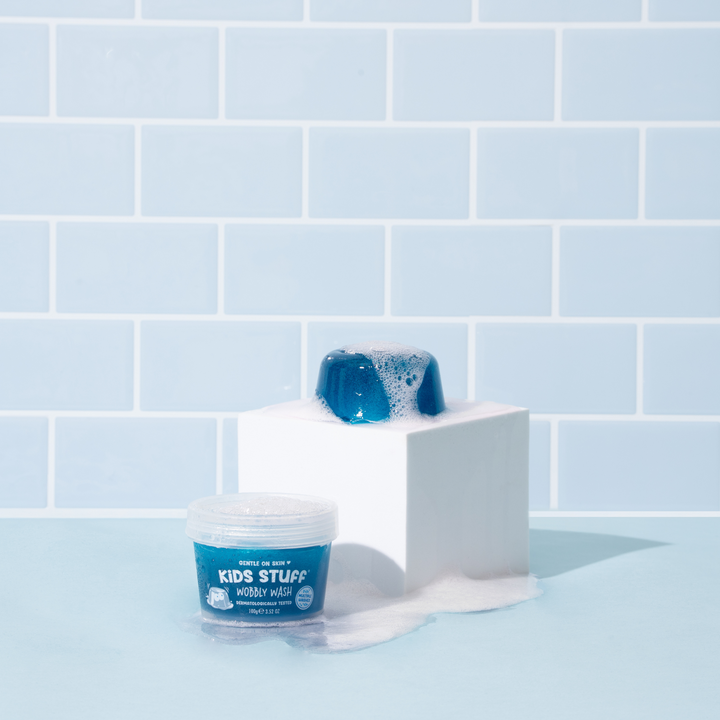 Blue Wobbly Wash